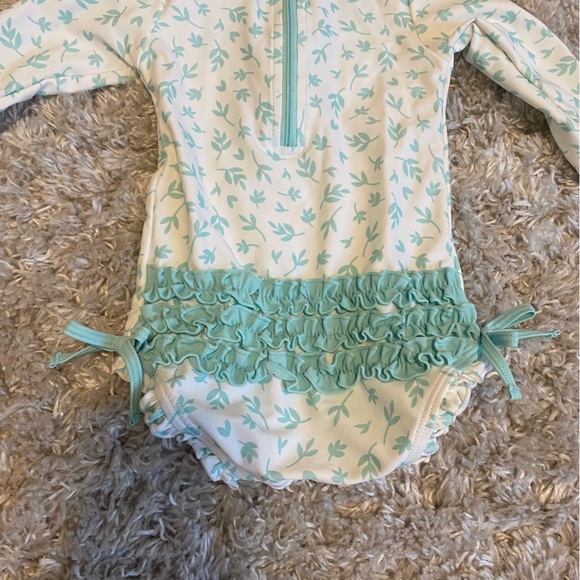 6-12m EUC Ruffle Butts swimsuit - Picture 2 of 2
